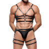 Zado Harnais En Cuir Torse et Cuisses Leatherset M/L